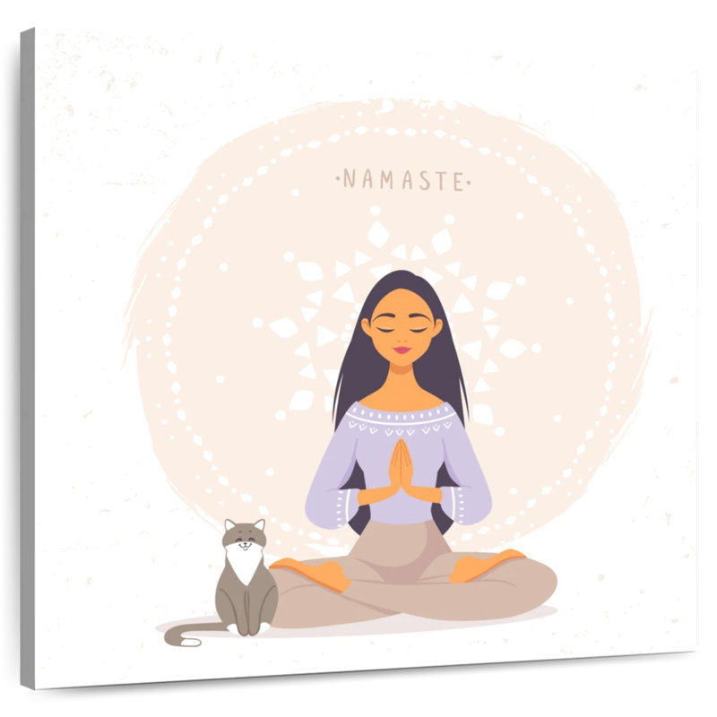 Kerrick Home Yoga, 33" H x 33" W