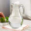 1.8L Large Glass Jug Water Juice Cocktails Carafe Pitcher Decanter Lid