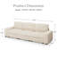 Canapé d'appoint 3 places Bekey-1055550025