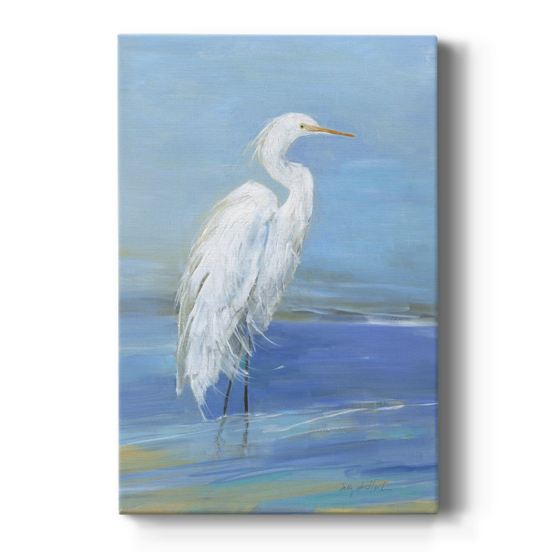 Wading Egret I - galerie sur mesure, H 18 po x l 12 po