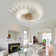 Caddaric Modern LED Ceiling Light,42-Light Heads Flower Shape Ceiling Lights,with Remote Control