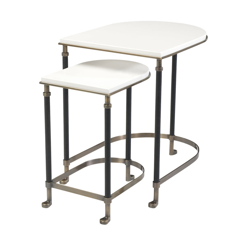 2 tables emboîtables Composition