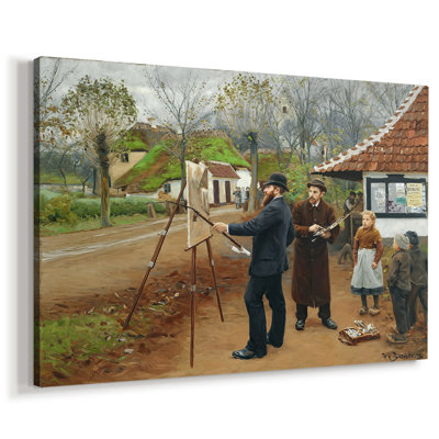 An An Plein Air Painter-Hans Andersen Brendekilde-Gallery, toile tendue-c. Fin du 19e siècle