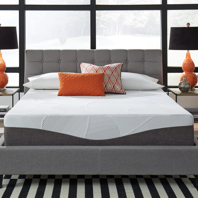 Slumber Solutions Renew  Medium Gel Memory Foam Mattress, California King, 14"