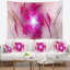 Tapisserie floral mauve à réaction nucléaire-28494876
