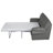 Heppman Genuine Leather 3-Seat Fold-out Sleeper Sofa-515990296
