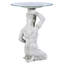 Grande table de bout avec figurine de 26 po de style thaïlandais Teppanom