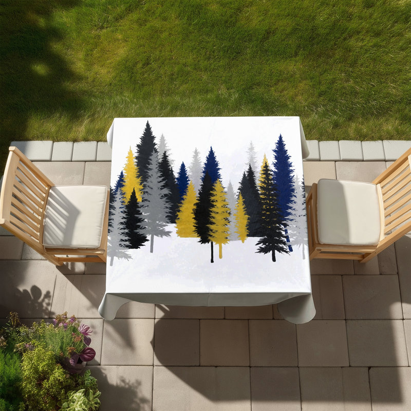 Golden Fir Tablecloth | Indoor/Outdoor Home Decor Table Cover