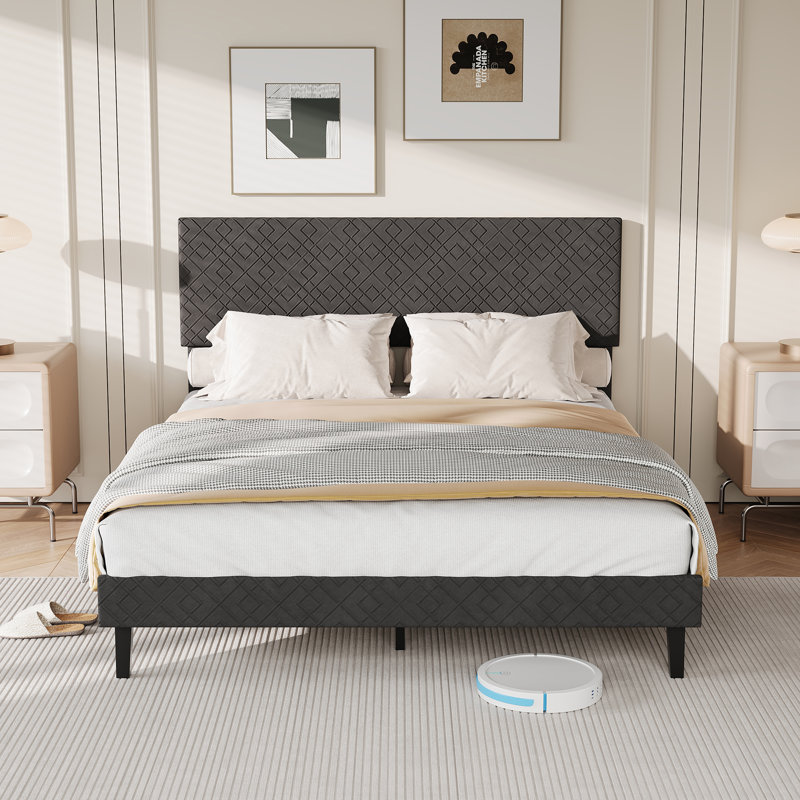 Upholstered Bed, European Double (140 x 200 cm)