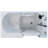 Prairie 45.75'' x 26'' Soaking Fiberglass Bathtub with Faucet-17694268-17694270
