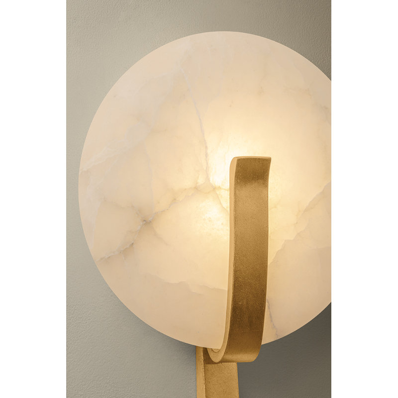 Thira Wall Sconce, Vintage Gold Leaf