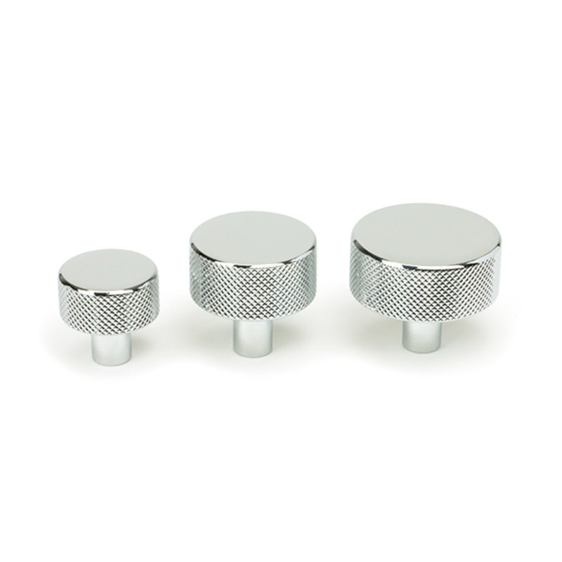 Round Knob, 2.5 cm, Polished Chrome