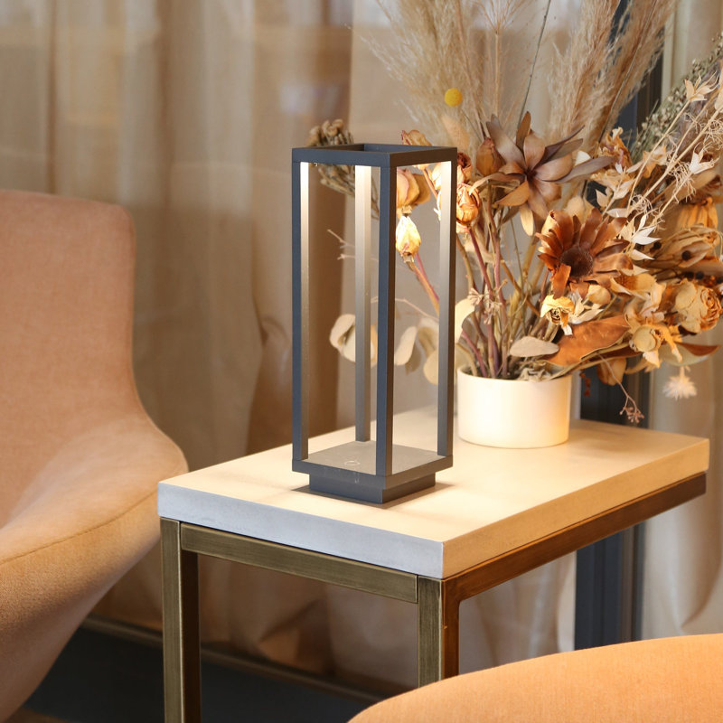 Home Pro Table Lamp, Dark Gray