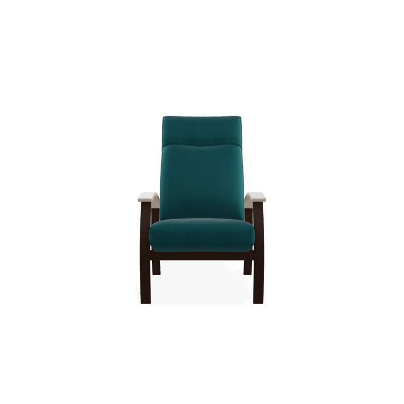 Chaise de patio inclinable avec coussins Askar, Toile Aruba Sunbrella®, Désert P60, Kona texturé