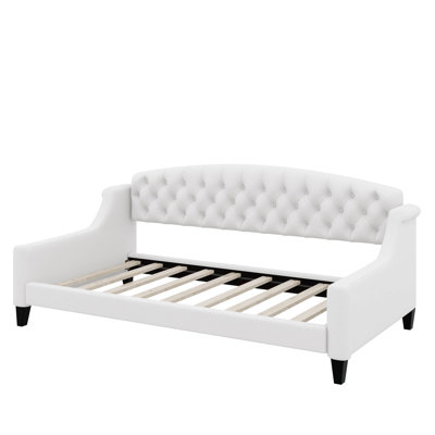 Twin Size Modern Luxury Tufted Button Daybed by House of Hampton