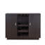Wine Bottle & Glass Rack Brown