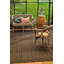 Insert Outdoor Area Rug in Black/Brown-1248676335