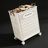 Cream White,Foldable Laundry Hamper With Wheels, Breathable Mesh Design, Heavy-Duty PP Material, Space-Saving Collapsible Storage Basket For Home, Bathroom, And Laundry Room-1475628788