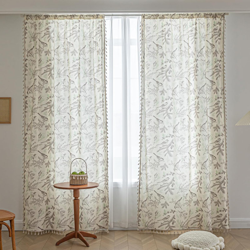 Curtain Panel Pair, 132.08cm Width  x 160.02cm Drop