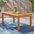 Myren Modern Farmhouse Expandable Solid Acacia Wood Outdoor Dining Table with Slatted Top and Umbrella Hole-1772423795