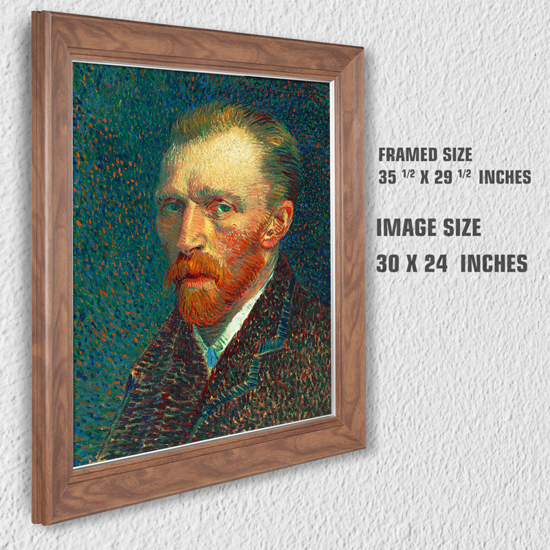 Portraits de Vincent Van Gogh par Vincent Van Gogh, reproduction sur toile, H 35,5 po x l 29,5 po x P 0,75 po