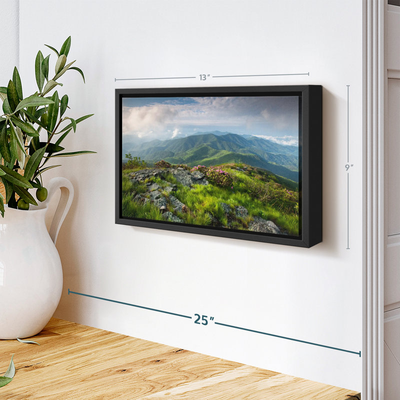 Nature "Art mural majestueux Blue Ridge Mountains", H 9 po x l 13 po