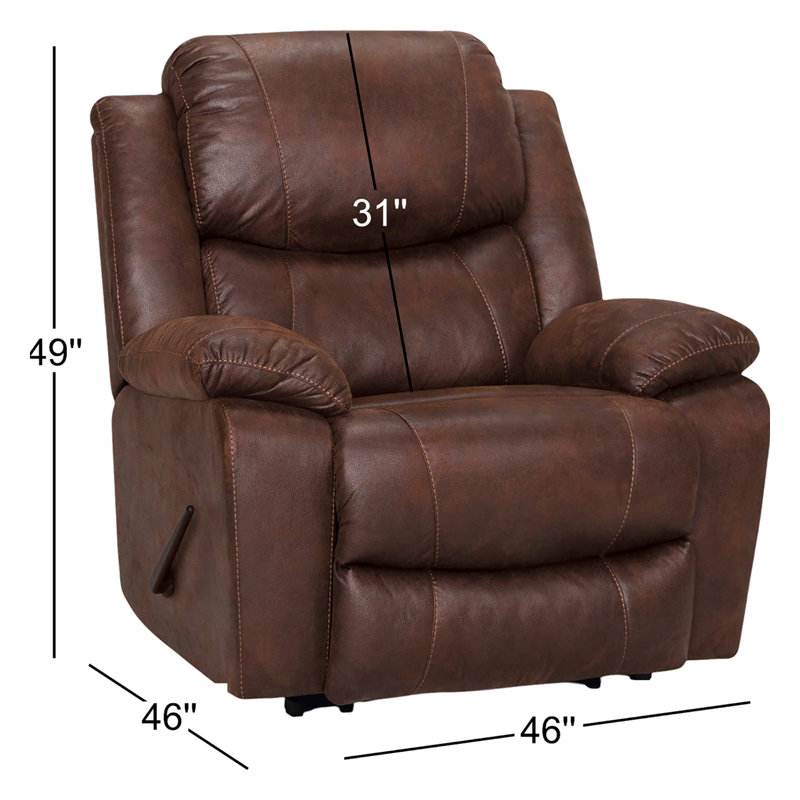 Fauteuil inclinable Jerimy, Brun