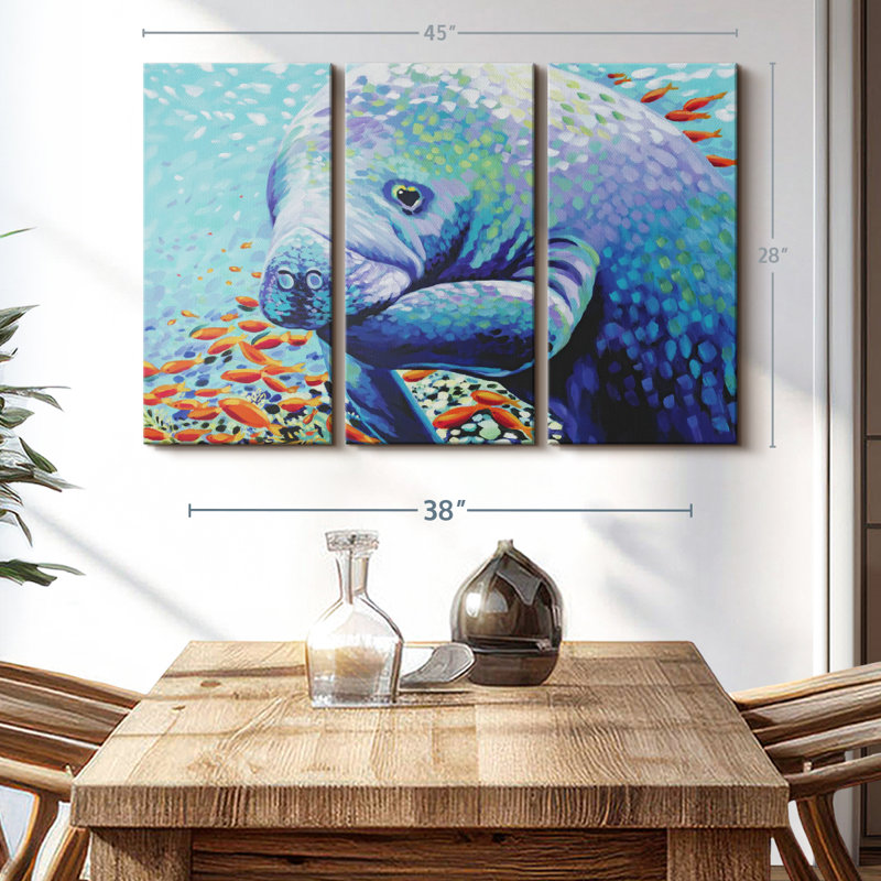 «Chérie de la mer II» sur, H 28 po x l 45 po x P 1,25 po