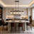 38In 5 - Light Kitchen Island Pendant Lighting Fixture
