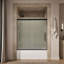 Pleat Frameless Sliding Bath Door-374430823