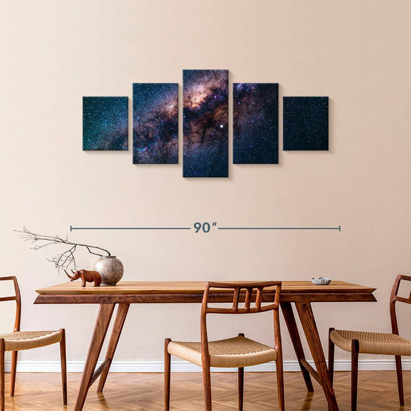  «Stars In Milky Way», H 36 po x l 80 po