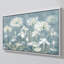 "Spring Blossoms II Slate Blue" par Danhui Nai, reproduction sur toile dans un cadre flottant-110965516-110965521