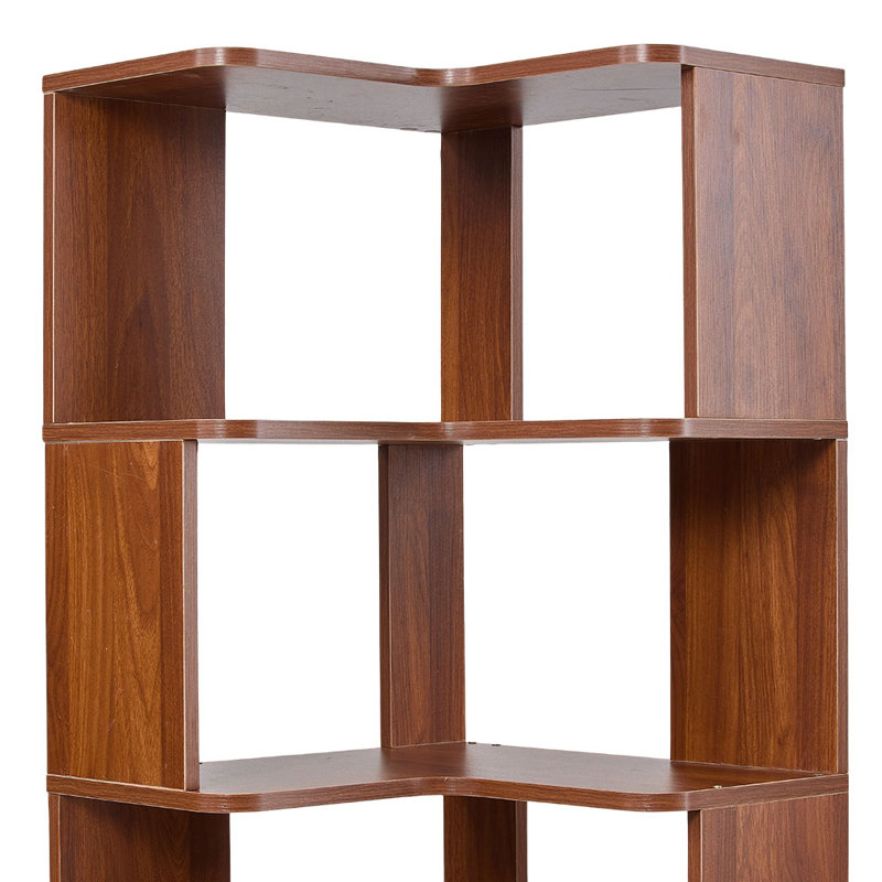 48cm W Bookcase, Walnut, (5 Shelves) 150cm. H x 48cm. W x 48cm. D