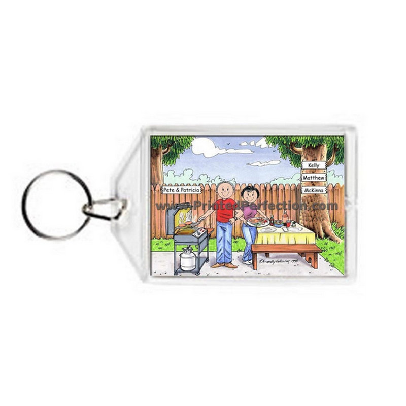 Porte-clés en acrylique personnalisé, Oui
