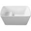 Baignoire de trempage autoportante en acrylique