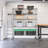 UltraDurable 60" W x 18" D 5-Tier NSF-Certified Steel Shelving with Wheels-1988886224