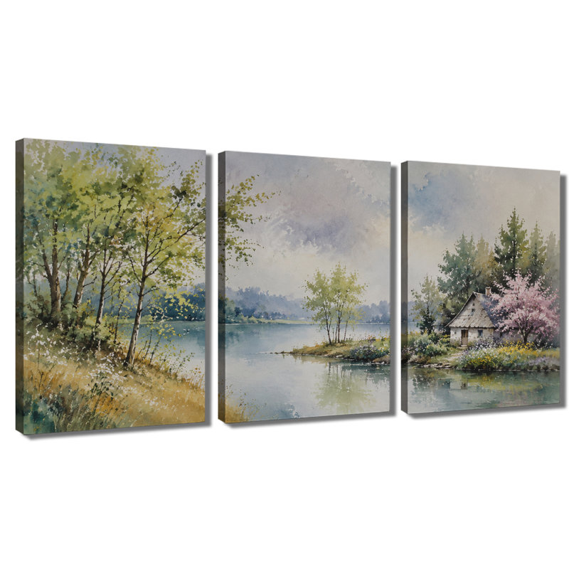 Impression sur toile 3 panneaux, 12 * 18 pouces * 3