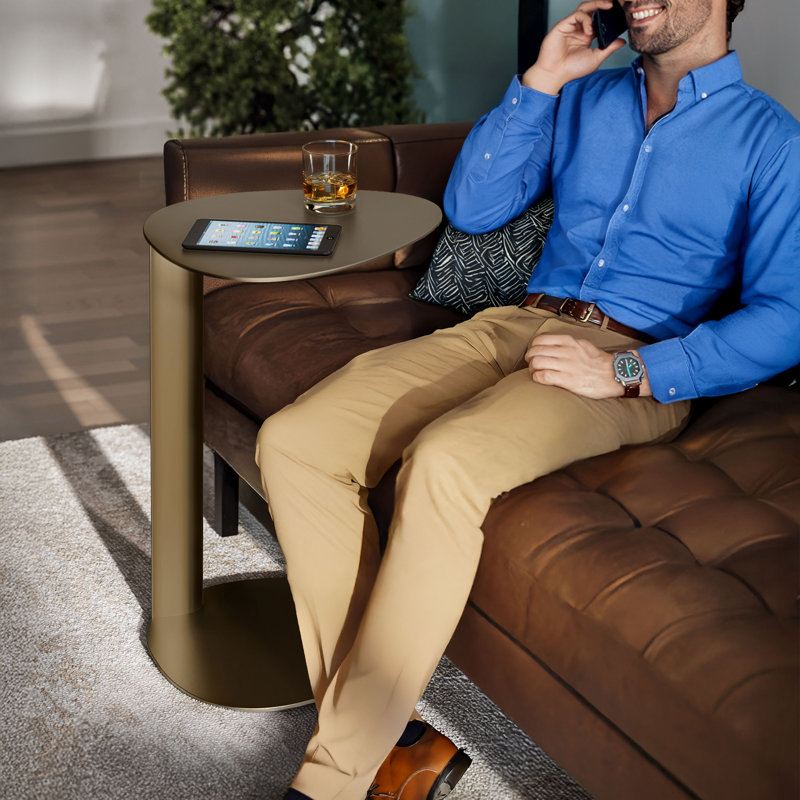 Bink C End Table, Bronze
