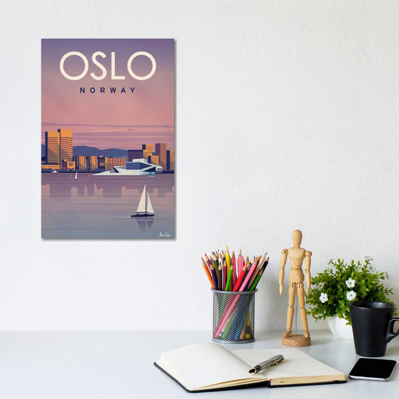 Oslo - Wrapped Canvas Print, 20.32 cm H x 30.48 cm W