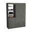 Armoire 3 tiroirs, porte double, tablette à 3 niveaux