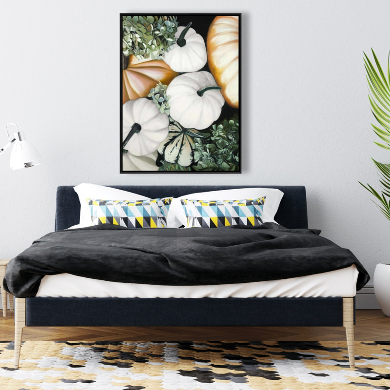 Fall Pumpkins Print On Canvas