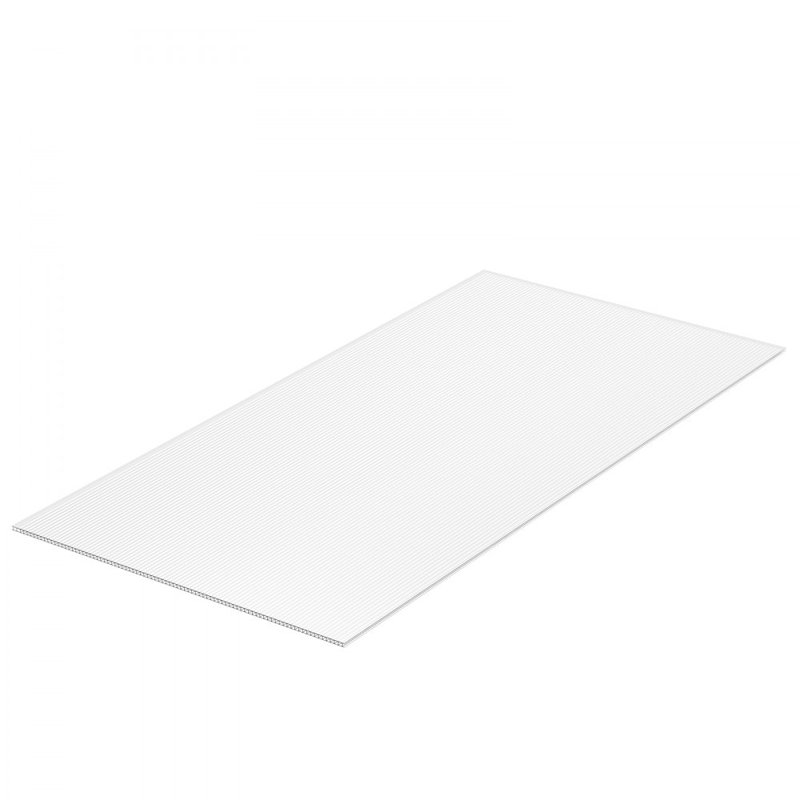 Panneaux de toit en polycarbonate 2 pi x 4 pi, H 0,16 po x l 47,6 po x P 23,8 po