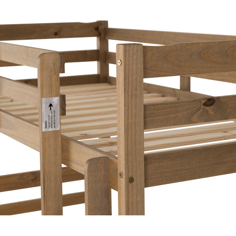Alfano Single (3') Standard Bunk Bed, Natural Wax