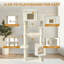 Multi-Level Plush Cat Tree with Hammock, Hideaway, and Scratching Posts for Indoor Cats-1083133303