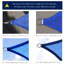 Auvent 24 'X Sun Shade, bleu - Blocs pour terrasse