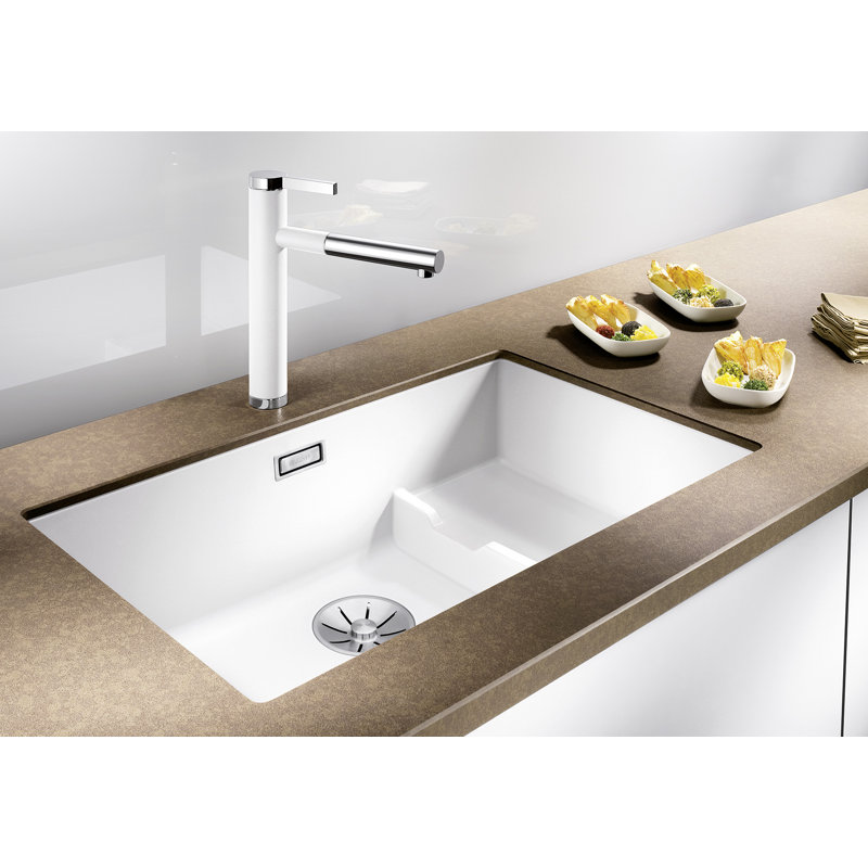Subline Undermount Kitchen Sink, White