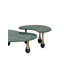 Table de bout en marbre vert Serra
