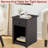 Beachmont Wooden End Table with Drawer and Shelf, 2 Tier Side Table Storage Cabinet for Bedroom, Home Office-1780006920