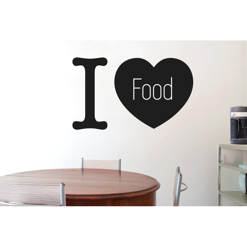 Food & Beverage Wall Decal, Large, Black