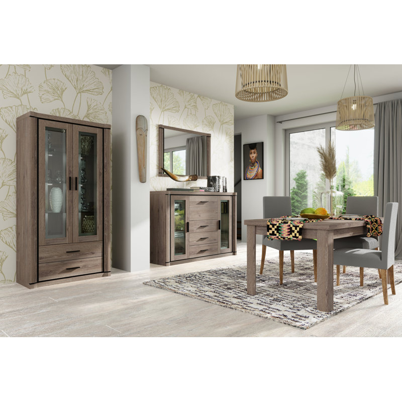 Tarrik Laminate Standard Accent Cabinet, Truffle Oak